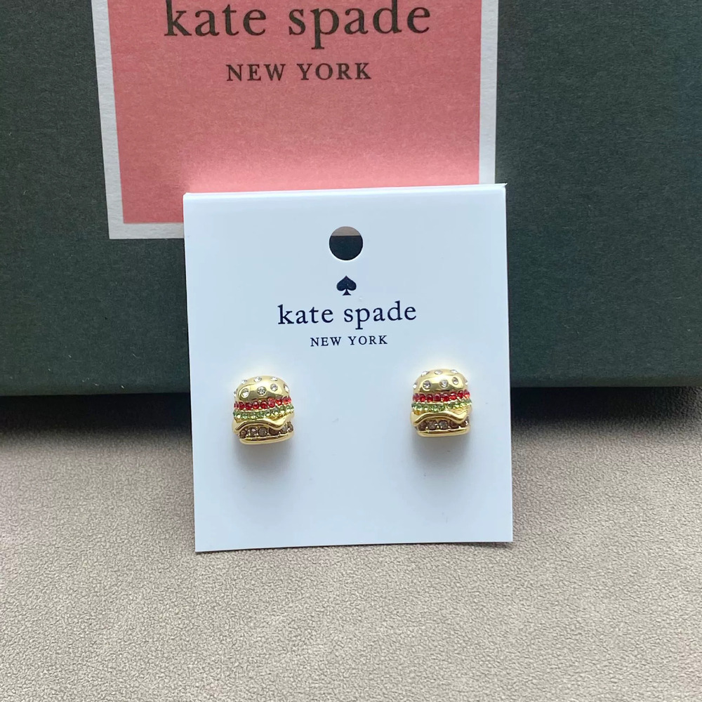 kate spade Diamond Hamburger Stud Earrings